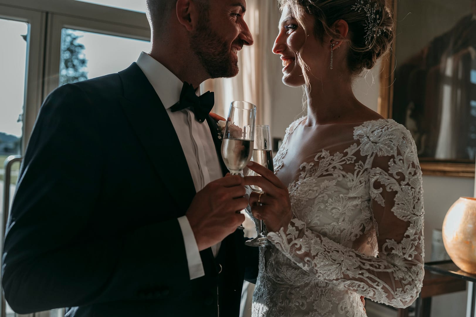 Fotografia matrimonio Villa Necchi Pavia