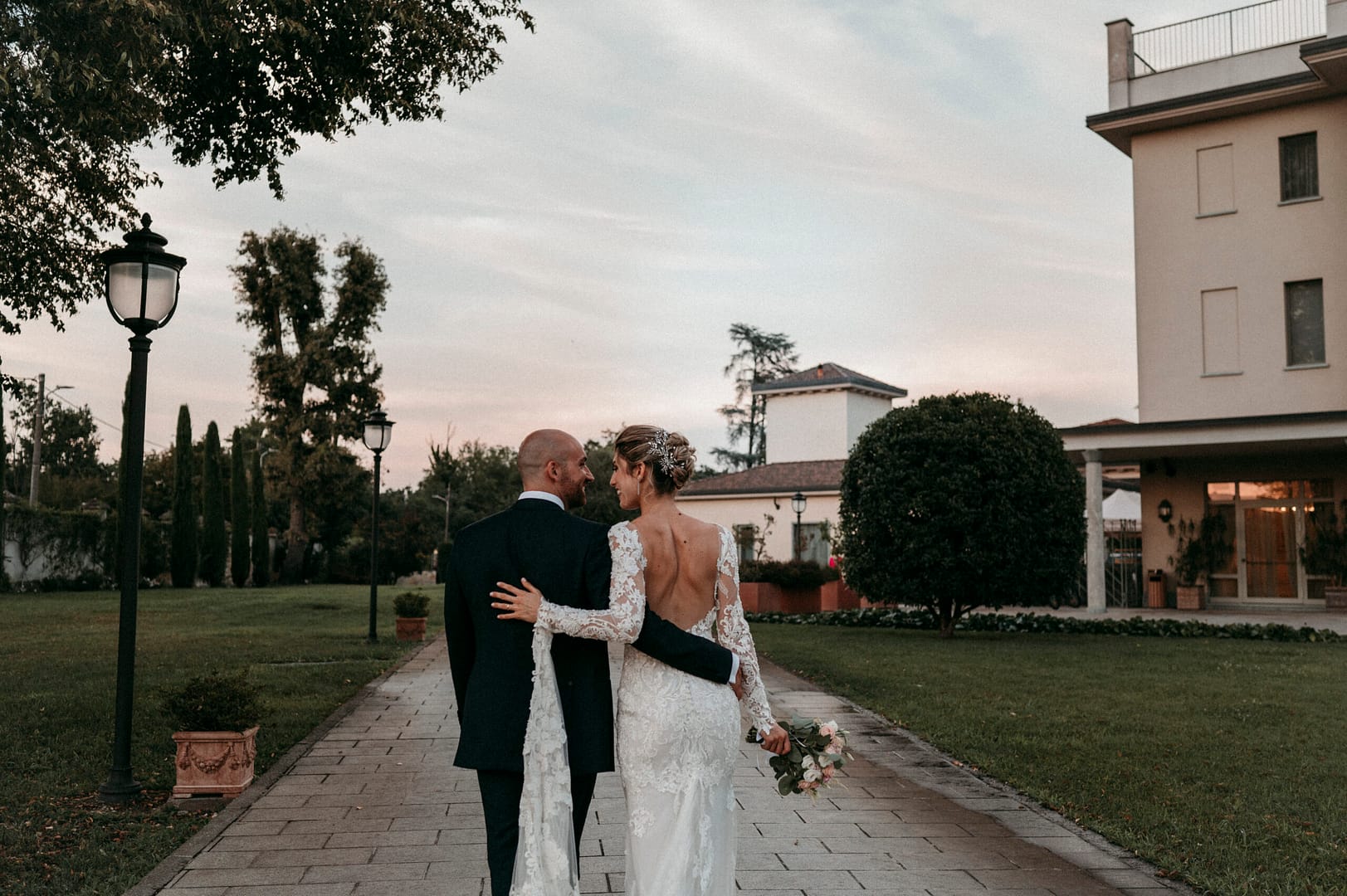 Fotografia matrimonio Villa Necchi Pavia