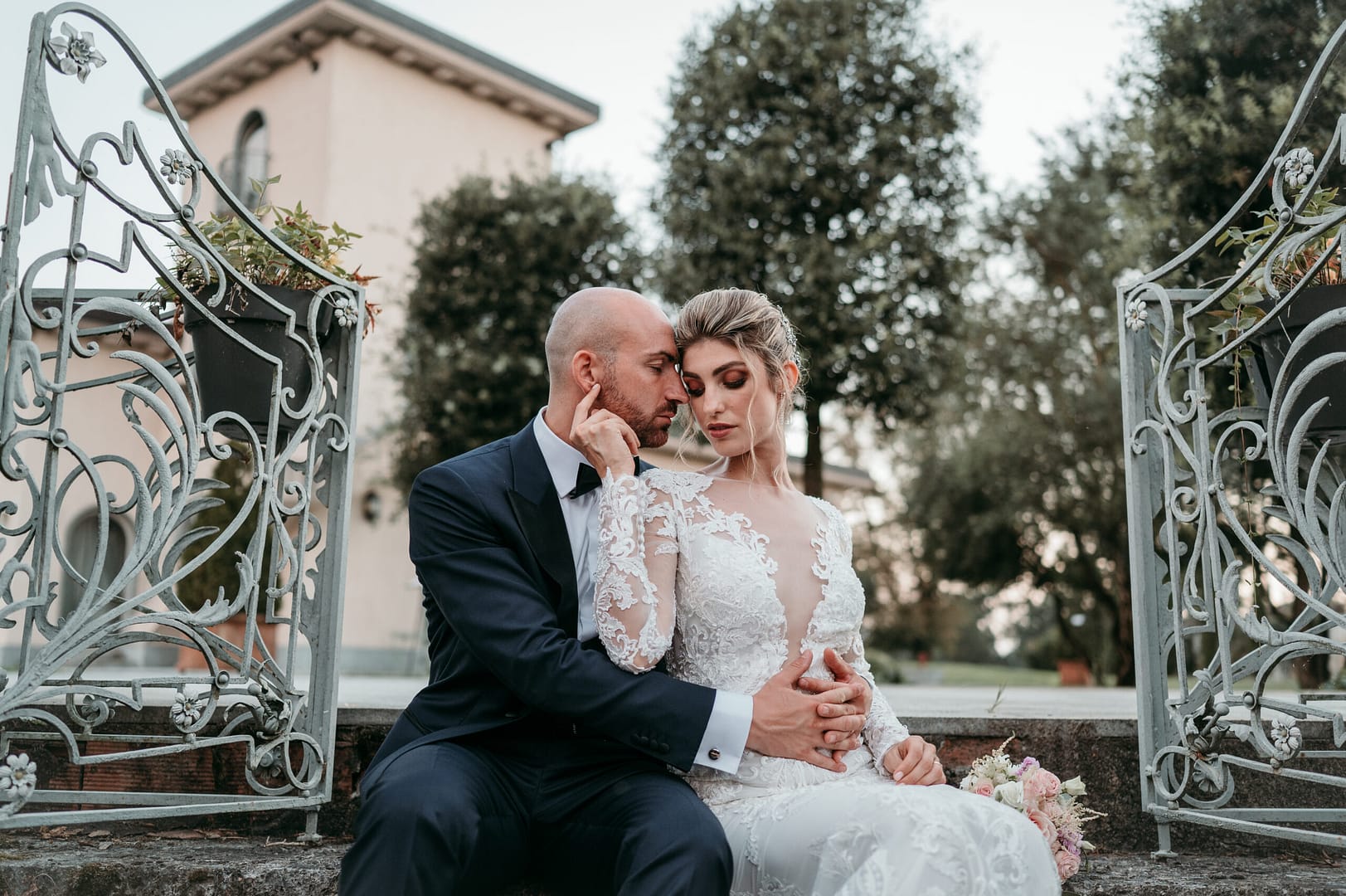 Fotografia matrimonio Villa Necchi Pavia